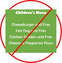 Children's menu